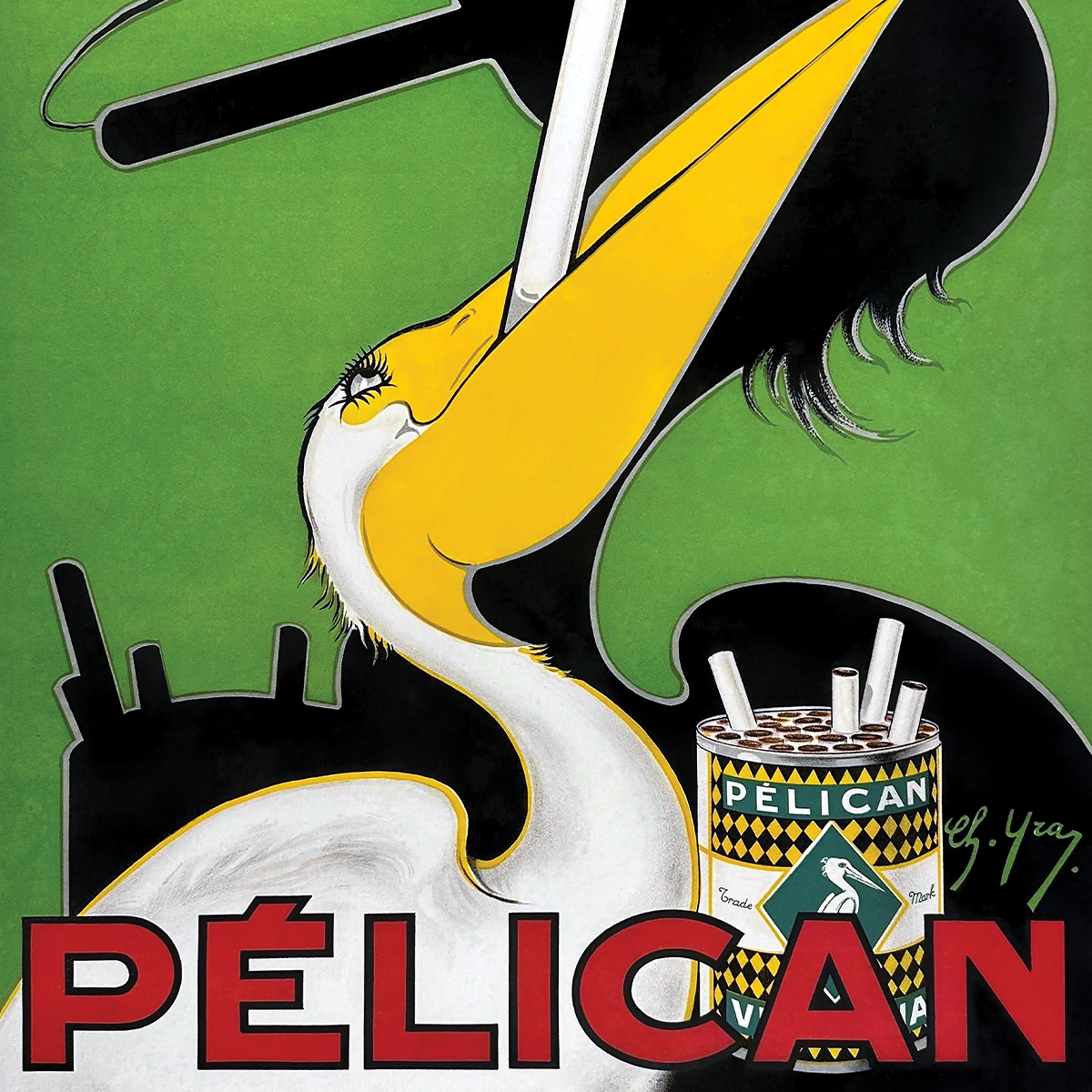 Плакат Pelican Cigarettes, 1925 - Зображення 3