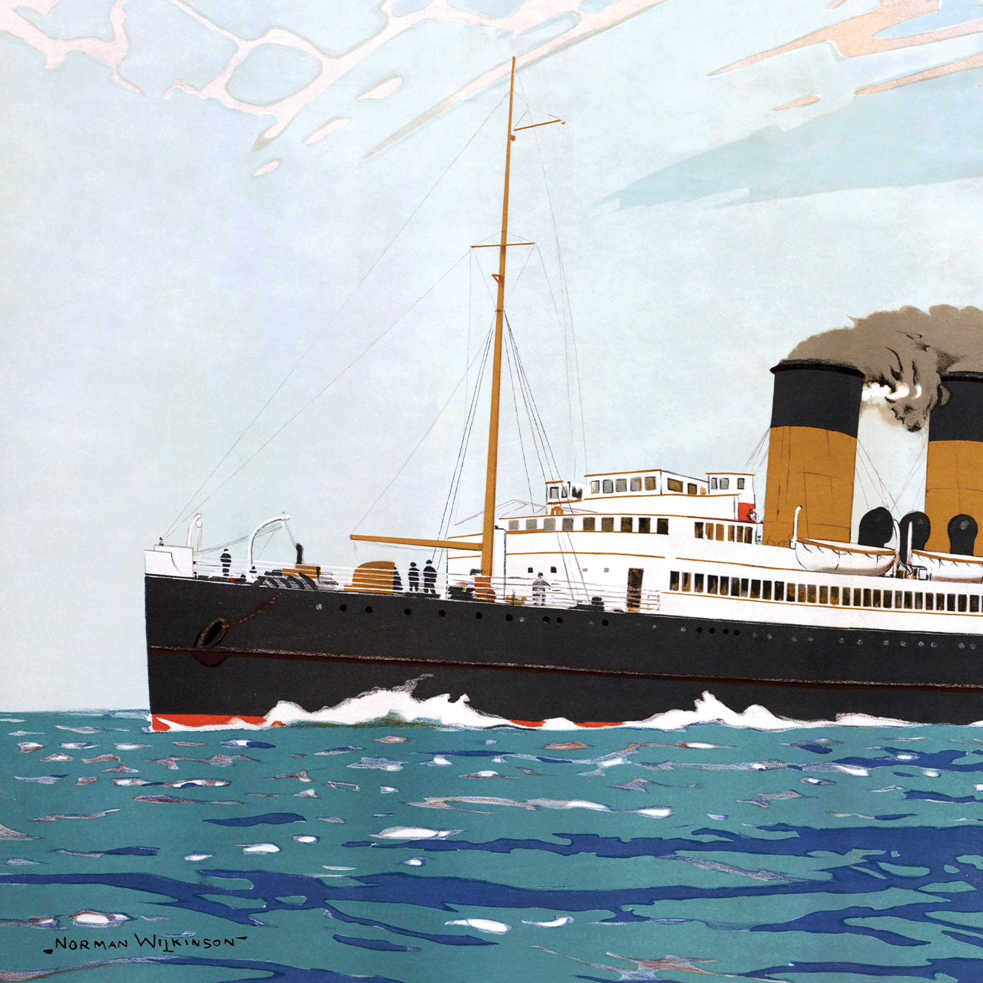 Poster LMS Ireland via Holyhead, 1930s - Image 3