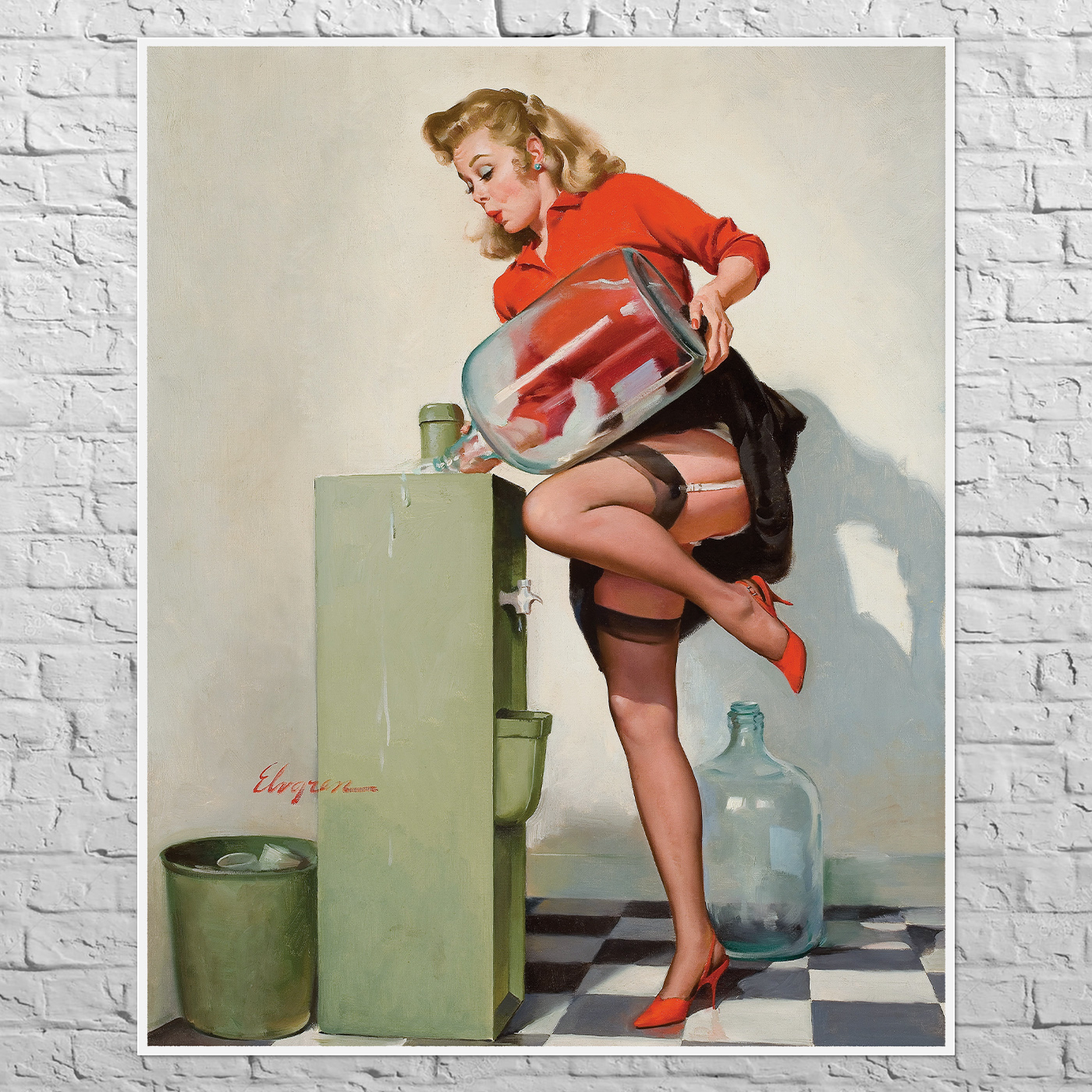 Плакат A Refreshing Lift, 1948