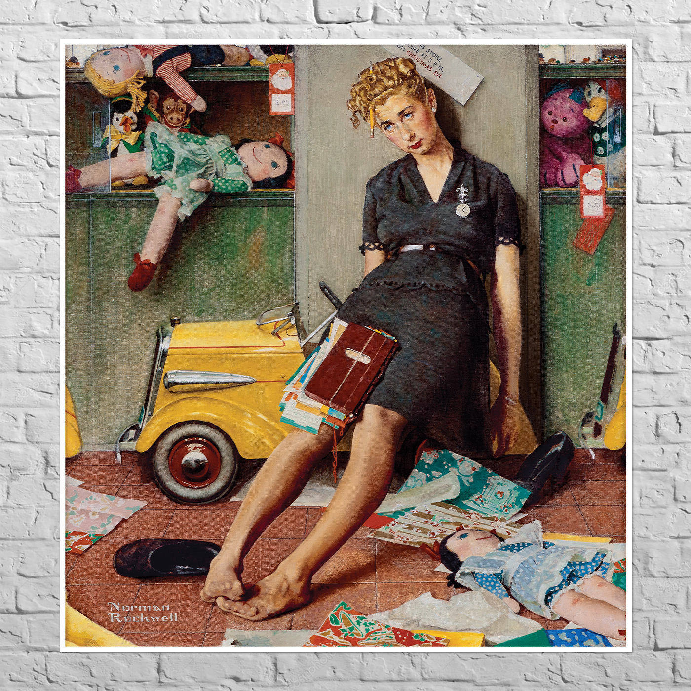 Poster Christmas Rockwell