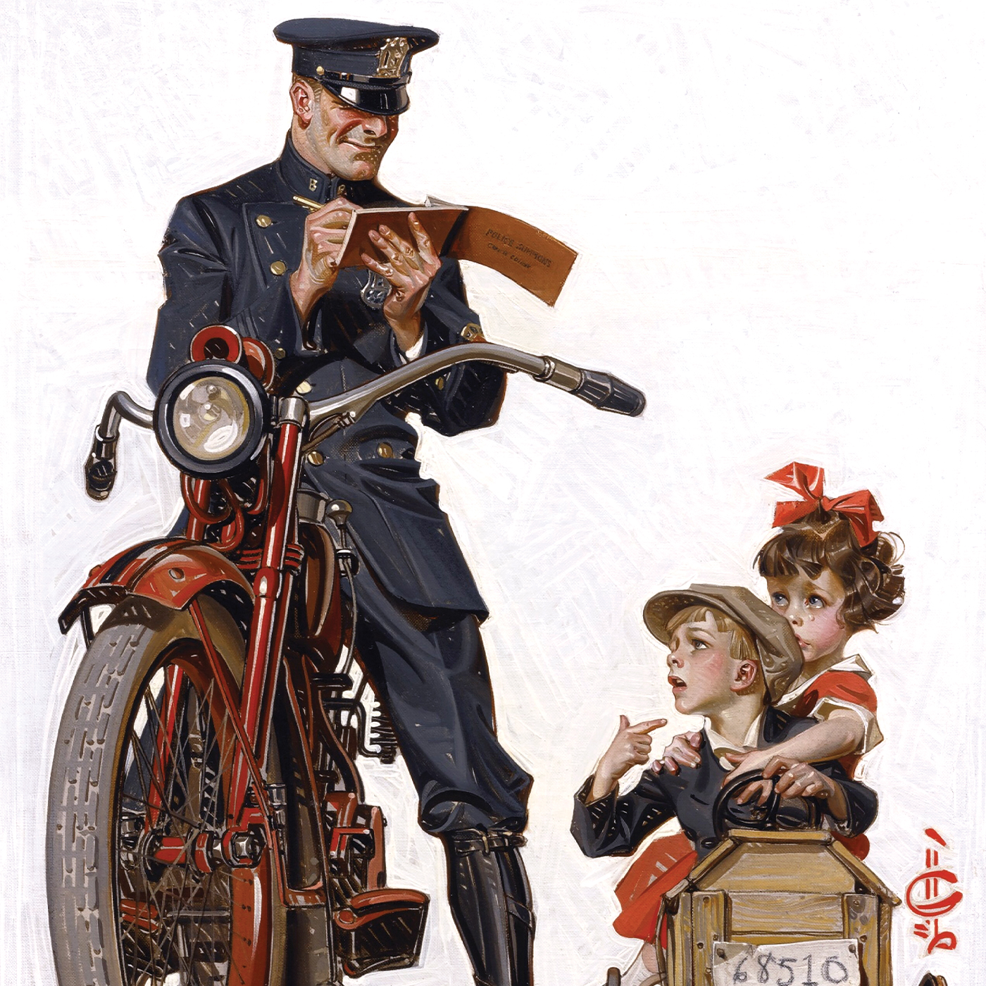 Poster Traffic Stop, 1922 - Image 3