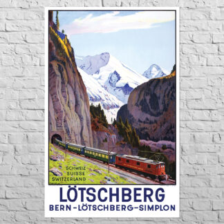 Poster Lotschberg