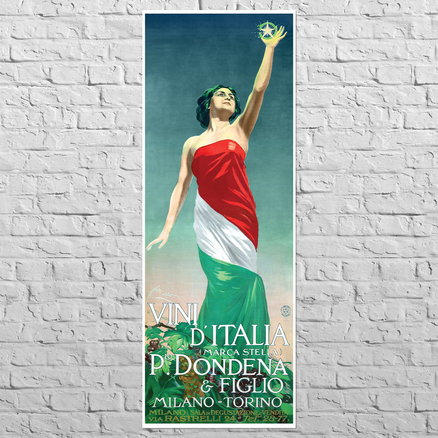 Poster Wines of Italy